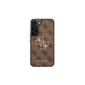 Guess GUHCS22S4GMGBR S901 S22 brązowy/brown hardcase 4G Big Metal Logo