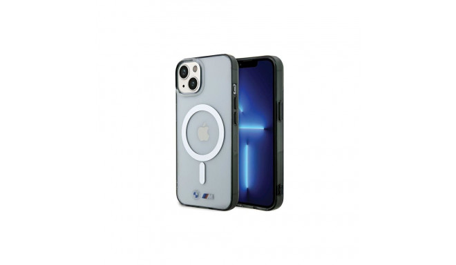 BMW Silver Ring MagSafe iPhone 15 Case - Clear