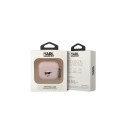 Karl Lagerfeld KLA3RUNCHP AirPods 3 cover pink/pink Silicone Choupette Head 3D