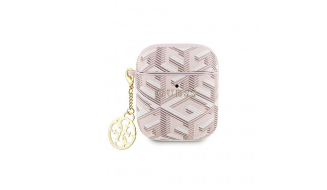 Guess GUA2PGCE4CP case for AirPods 1/2 - pink GCube Charm