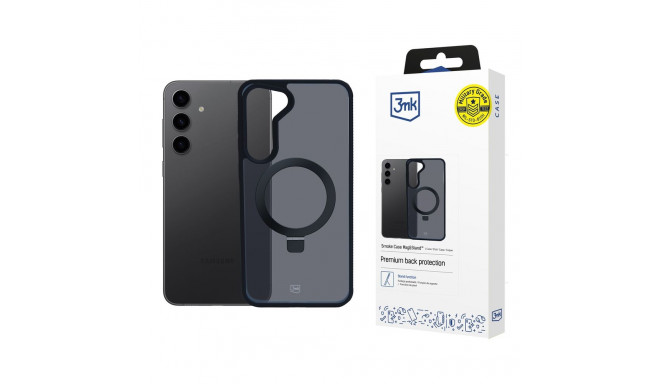 3mk Smoke Case Mag&Stand for Samsung Galaxy S24+ - black