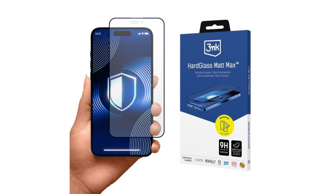 Matte tempered glass 3mk HardGlass Matt Max for Apple iPhone 14 Pro Max