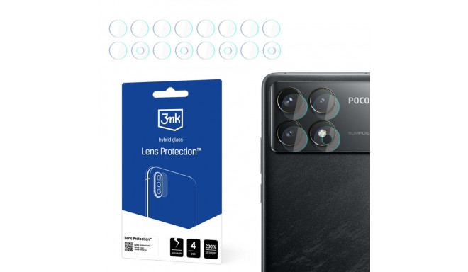 3mk Lens Protection™ Hybrid Camera Glass for Xiaomi Poco F6 Pro