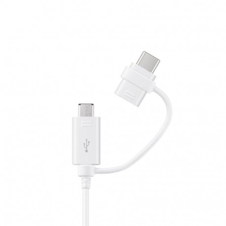 Samsung Combo EP-DG930DWEGWW Cable USB-A / micro USB - USB-C 1.5m - white