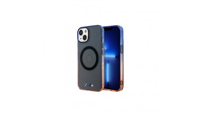 BMW Gradient Bumper MagSafe Case for iPhone 15 Plus / 14 Plus - Gray