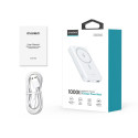 Choetech akupank 10000mAh B663 20W MagSafe USB/USB-C, valge