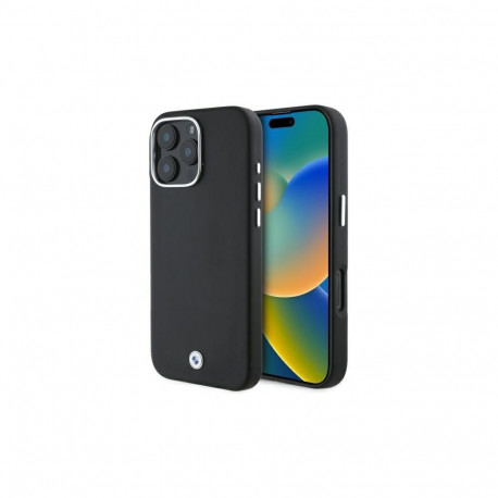 BMW Sign Full Wrapped Metal MagSafe iPhone 16 Pro Case - Black