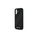 AMG Checkered Flag Pattern MagSafe iPhone 16 Case - Black