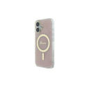 Guess IML 4G MagSafe iPhone 16 Plus Case - Pink