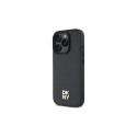 DKNY Repeat Pattern Stack Logo MagSafe iPhone 16 Pro Case - Black