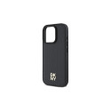 DKNY Repeat Pattern Stack Logo MagSafe iPhone 16 Pro Case - Black