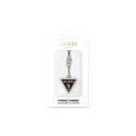 Guess case pendant GUCPMTDCK Phone Strap Triangle Diamond Charm with Rhinestones