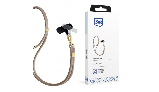 Smartphone Lanyard 3mk EasyClip Elite - Beige