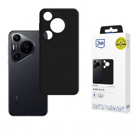 3mk Matt Case with MagSafe for Huawei Pura 70 - black
