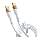 3mk cable USB-C - USB-C Hyper Silicone 100W 2m, white