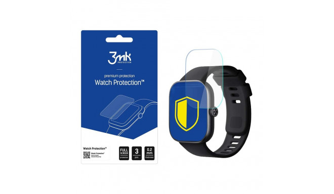 3mk Watch Protection™ hybrid glass v. FlexibleGlass Lite on Xiaomi Redmi Watch 4