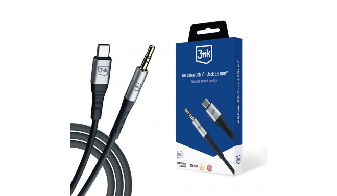 Accessories - 3mk AUX Cable USB-C - Jack 3.5 mm
