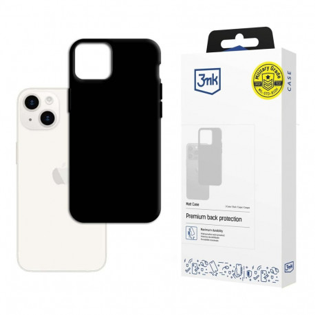 3mk case Matt Case Apple iPhone 15, black