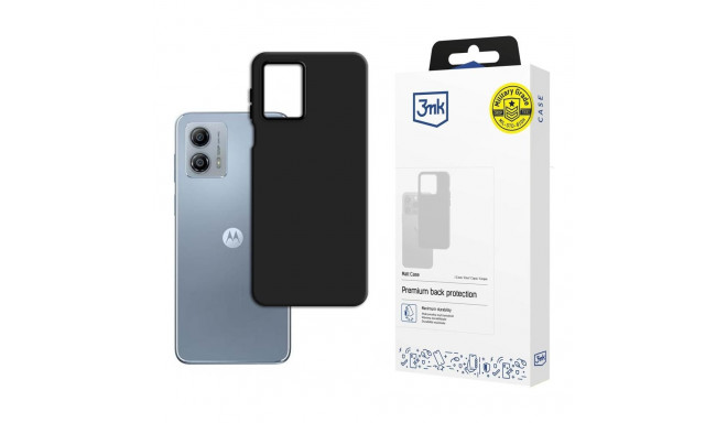 3mk Matt Case for Motorola Moto G53 - black