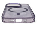 Glitter Case MagSafe for iPhone 16 Pro Max - purple with glitter