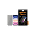 PanzerGlass Standard Fit tempered glass privatized for iPhone XR/11