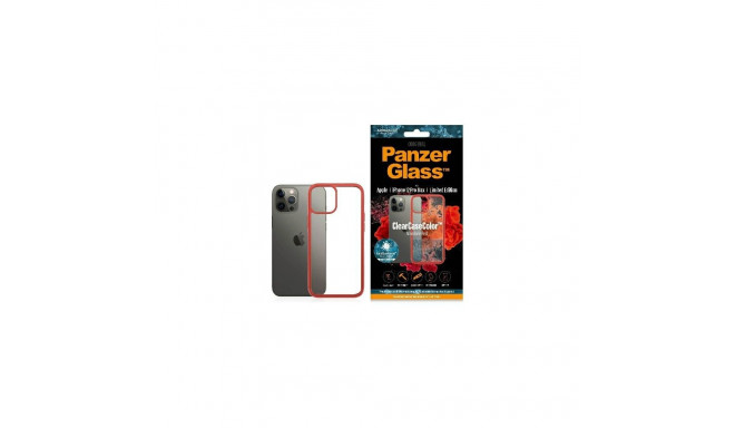 PanzerGlass ClearCase case for iPhone 12 Pro Max - transparent and red