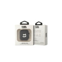 Karl Lagerfeld KLA2RUNCHK AirPods 1/2 cover black/black Silicone Choupette Head 3D