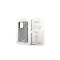 Guess Sequin Script Metal case for iPhone 14 Pro Max - silver