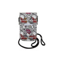 Hello Kitty Leather Tags Graffiti Cord bag - beige