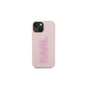Karl Lagerfeld 3D Rubber Glitter Logo case for iPhone 15 - pink Karl Lagerfeld 3D Rubber Glitter Logo case for iPhone 15 - pink