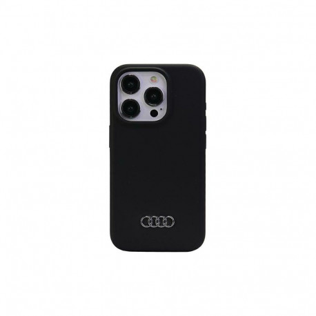 Audi Silicone Case for iPhone 15 Pro Max - black