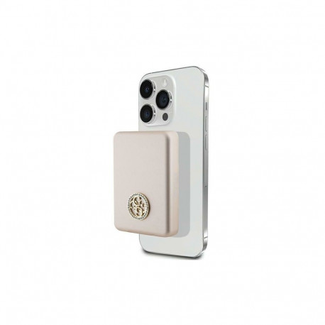 Guess MagSafe 4G Strassed Metal Logo induction power bank 5W 3000mAh - gold