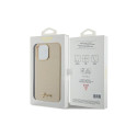Guess Glitter Glossy Script case for iPhone 15 Pro Max - gold