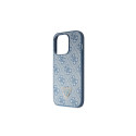 Guess GUHCP14XP4TDSCPB iPhone 14 Pro Max 6.7" blue/blue hardcase Crossbody 4G Metal Logo