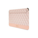 Guess GCube Stripes case for a 14" laptop - pink