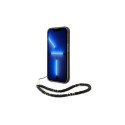 Guess GUHCP14LHGCOHK iPhone 14 Pro 6,1" czarny/black hardcase Translucent Pearl Strap