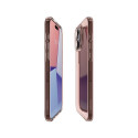 Spigen Crystal Flex Case for iPhone 15 Pro Max - Pink/Transparent