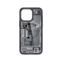 Spigen Ultra Hybrid Mag Case with MagSafe for iPhone 15 Pro - Dark Gray (Zero One Pattern)