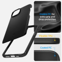 Spigen Thin Fit iPhone 15 Case - Black