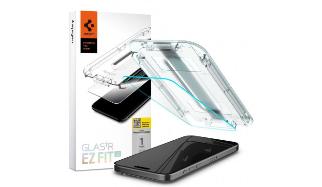 Spigen Glas.tR EZ Fit Tempered Glass for iPhone 15 Pro