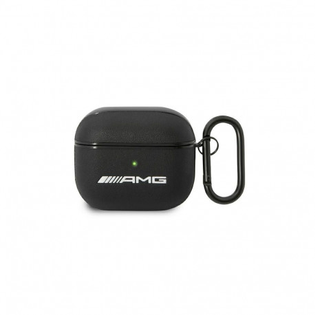 AMG Leather Big Logo case for AirPods 3 - black
