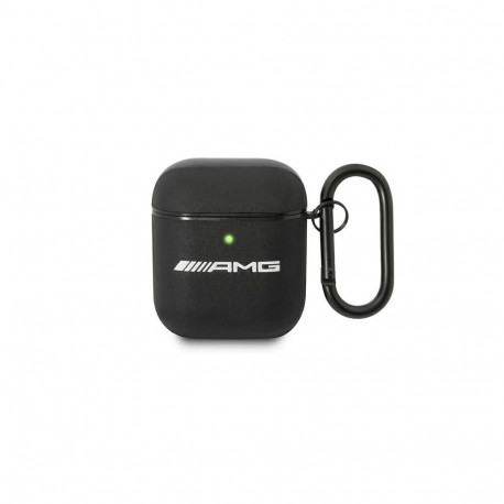 AMG AMA2SLWK AirPods cover black/black Leather