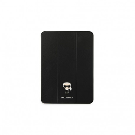 Karl Lagerfeld Saffiano Ikonic Karl Case for iPad 11" Pro 2021 - Black