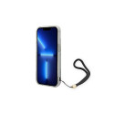 Guess GUOHCP14SHFLSB iPhone 14 6.1 "blue / blue hardcase Flower Strap