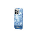 Guess GUHCP14XHGPLHB iPhone 14 Pro Max 6.7" blue/blue hardcase Porcelain Collection Guess GUHCP14XHGPLHB iPhone 14 Pro Max 6.7" blue/blue hardcase Porcelain Collection