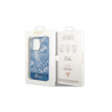 Guess GUHCP14XHGPLHB iPhone 14 Pro Max 6.7" blue/blue hardcase Porcelain Collection Guess GUHCP14XHGPLHB iPhone 14 Pro Max 6.7" blue/blue hardcase Porcelain Collection