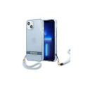 Guess GUHCP13MHTSGSB iPhone 13 6.1 "blue / blue hardcase Translucent Stap