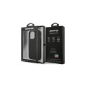AMG AMHCP14LDOLBK iPhone 14 Pro 6.1 "black / black hardcase Leather Hot Stamped