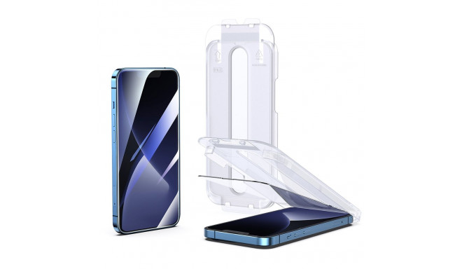Joyroom Easy Fit Full Screen tempered glass with mounting rack for iPhone 14 Plus (6.7 ") (JR-DH11)