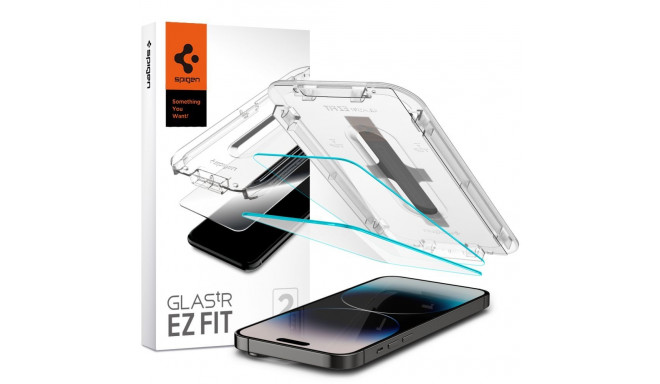 Spigen Glas.tR EZ Fit tempered glass for iPhone 14 Pro - 2 pcs.